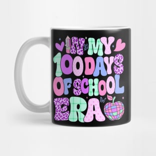 In My 100 Days of School Era Groovy 100th Day of School 2024 Mug